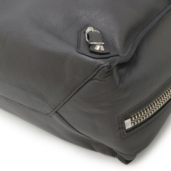 BALENCIAGA Gray Leather Tote Bag - Picture 4 of 8